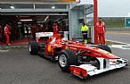 immagine Ferrari Formula 1 in prova sul circuito