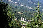 immagine La Pieve di Rubbiano vista dalla Rocca di Montefiorino